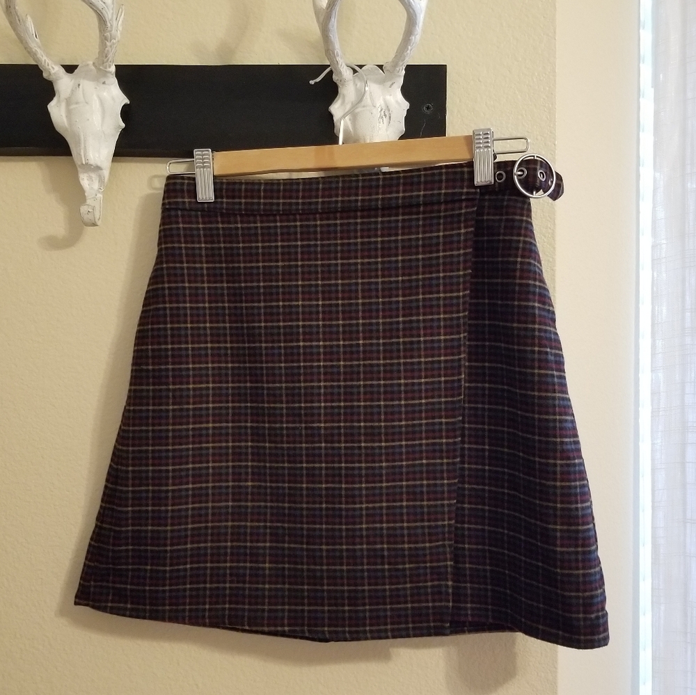 Hollister Plaid Mini Skirt